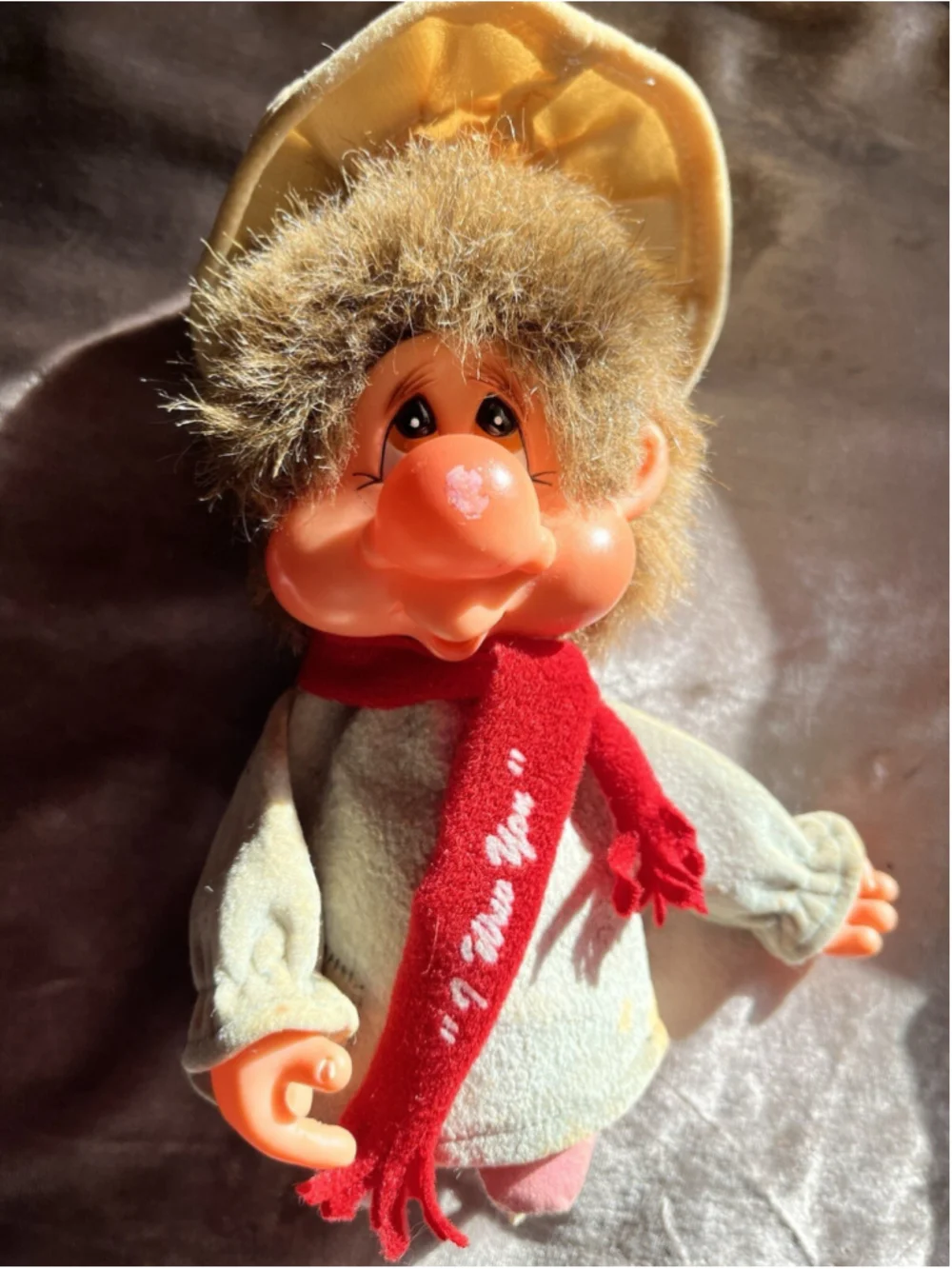 Vintage 1982 Applause Wadsworth Hobo Thumb Sucker Doll Plush With Tag 1980's Toy